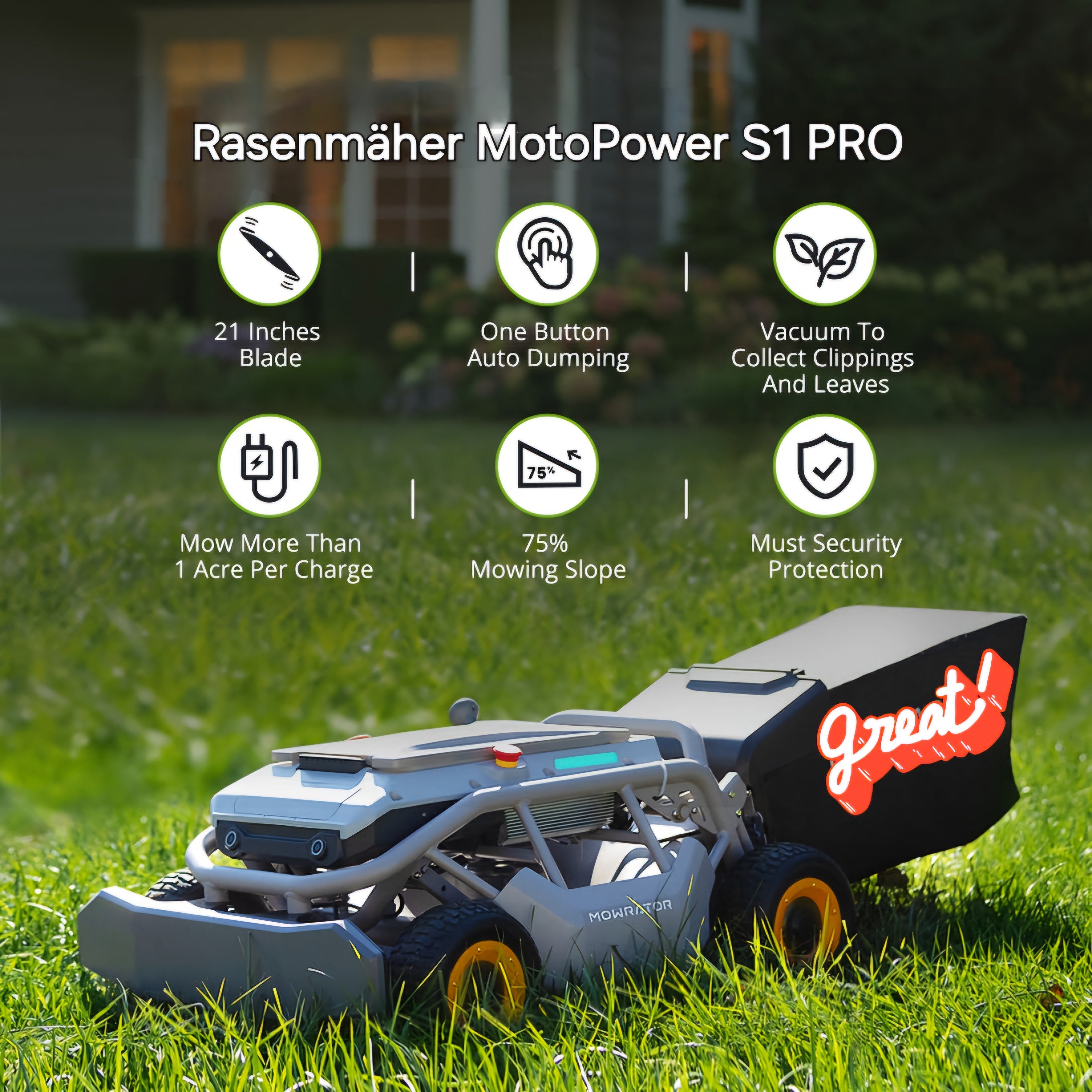 Mowrator S1 - 4WD 12Ah